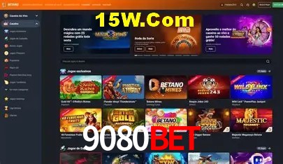 Interface moderna da plataforma 9080bet